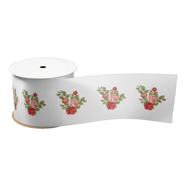 Ruban En Satin Ruban Satin Fleur (Bobine)