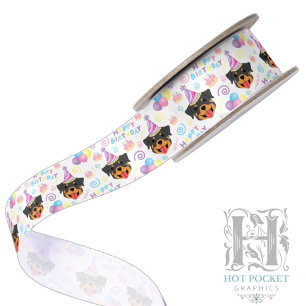 Ruban En Satin Ruban Satin Rottweiler