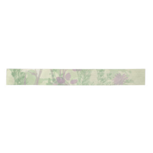 Ruban En Satin Ruban vert et pourpre d'aquarelle