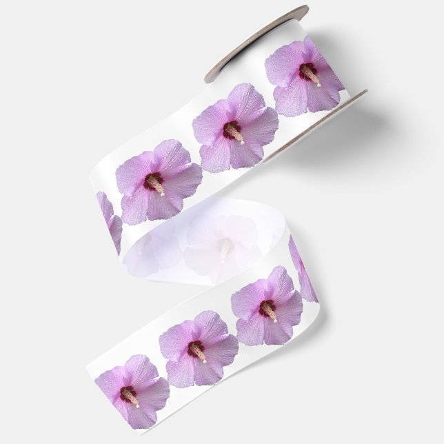 Ruban En Satin Rubans de fleurs d'Hibiscus  (Dos)