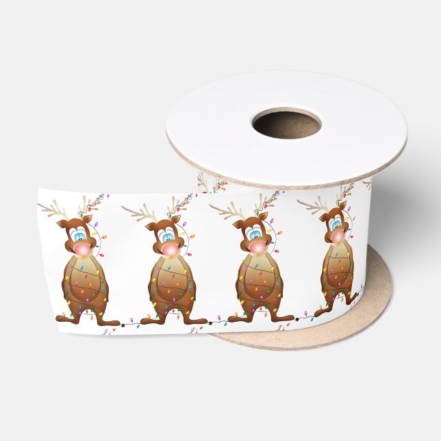 Ruban En Satin Rudolph Emmêlé (Bobine)