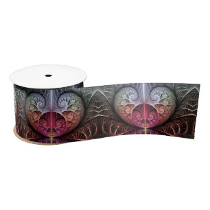 Ruban En Satin Rythme cardiaque, Art fractal de fantaisie surréal