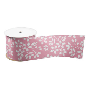 Ruban En Satin SAKURA Cherry fleurs motif floral