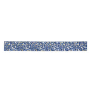 Ruban En Satin San Francisco Coastal Cityscape in Navy & Gold