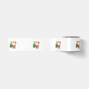 Ruban En Satin Santa Claus