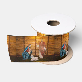 Ruban En Satin Scène de nativité