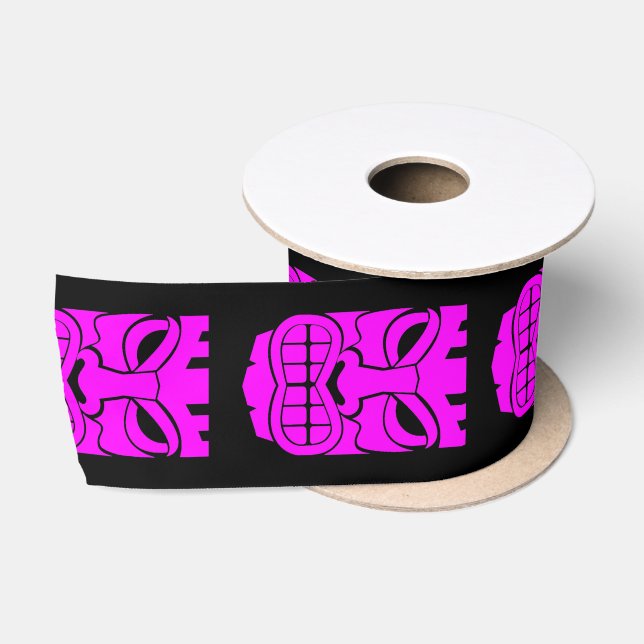 Ruban En Satin Sculpture Tiki rose Thunder_Cove (Bobine)