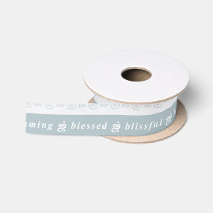 Ruban En Satin Sentiment heureux