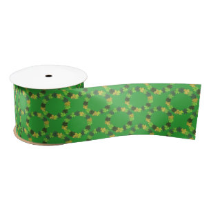 Ruban En Satin Shamrock vert Clover St. Patrick's Day