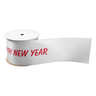 Ruban En Satin simple minimum ajouter votre texte nom monogramme 