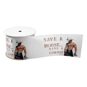 Ruban En Satin SlipperyJoe's save horse ride paille cowboy casque