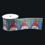 RUBAN EN SATIN SNOWMAN BODYGUARD, CHRISTMAS CARDINAL REDBIRD<br><div class="desc">ARMÉE DE BALLES À NEIGE. RIBBON CARDINAL HUMOUR *Personnaliser ... Rechercher des articles correspondants Susan Brack Designs</div>