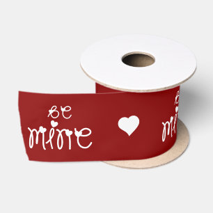 Ruban En Satin Sois Mienne Amour Cœurs Saint-Valentin