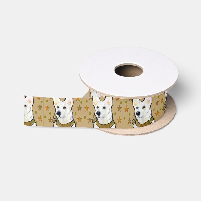 Ruban En Satin Soldat Berger Blanc Allemand (Bobine)