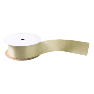 Ruban En Satin Solide de miroitement d'or