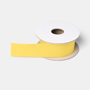 Ruban En Satin Solide moutarde jaune