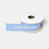 SOLIDE RIBBON_151 BLEU CHIC. TEXTE BLANC DE