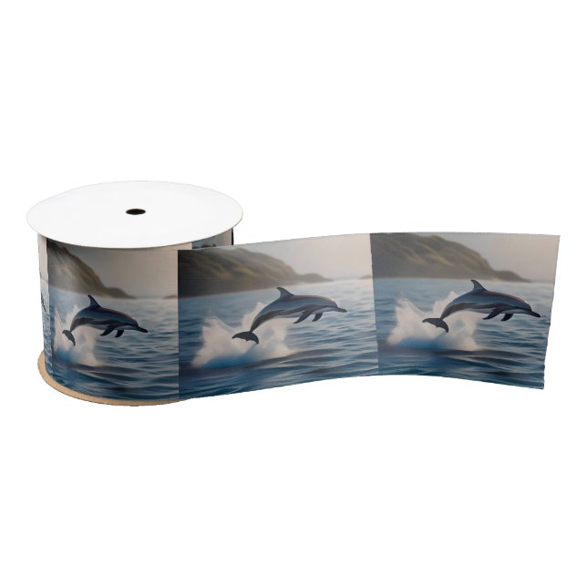 Ruban En Satin Solo Dolphin Wave Dancer, (Bobine)