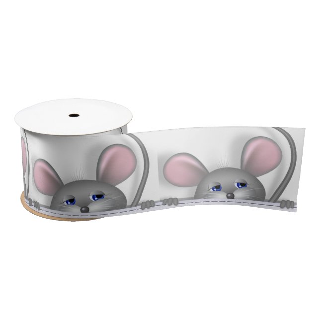 Ruban En Satin Souris en poche (Bobine)
