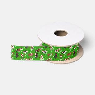 Ruban En Satin Spaniel de Christmas