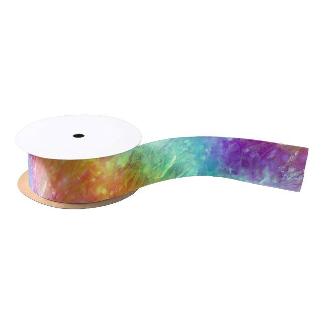 Ruban En Satin spellcaster - vif arc-en-ciel prism ombre : (Bobine)