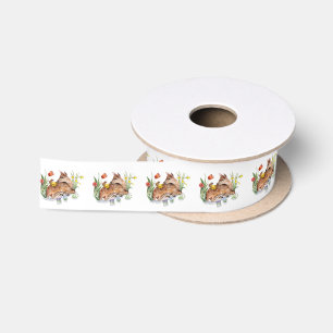 Ruban En Satin Spring Deer