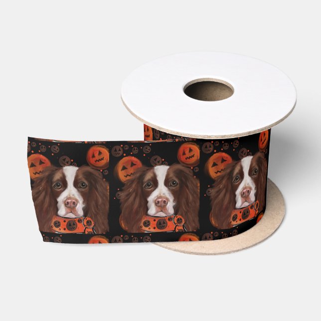 Ruban En Satin Springer Spaniel Anglais       (Bobine)