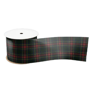 Ruban En Satin Stewart Black Original Tartan écossais
