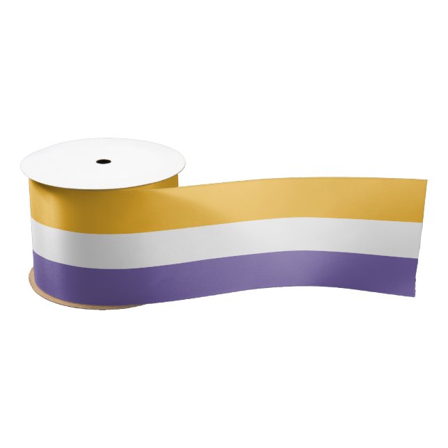 Ruban En Satin Suffrage Drapeau Femmes Droits Vote 19ème Amendeme (Bobine)