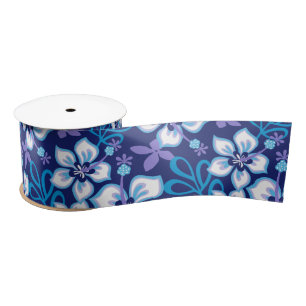 Ruban En Satin Surf JUNGLE (COMBO BLEU) SATIN RIBBON