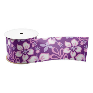 Ruban En Satin Surf JUNGLE (PURPLE COMBO) SATIN RIBBON