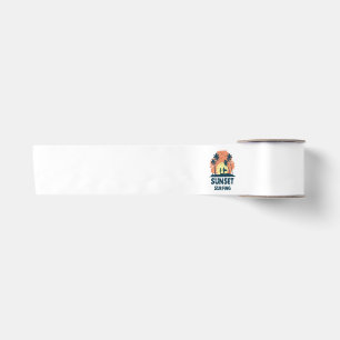 Ruban En Satin Surf -Sunset Surf