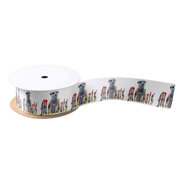 Ruban En Satin "Suricates : Fiers de leur nom" (Bobine)