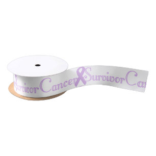 Ruban En Satin Survivant de fantaisie de Cancer