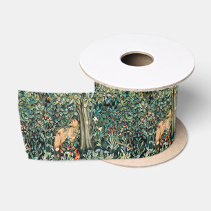 Ruban En Satin Tapisserie Art Antique Renard de William Morris Fo