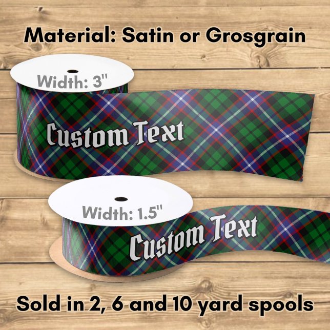 Ruban En Satin Tartan du clan Russell (Créateur téléchargé)