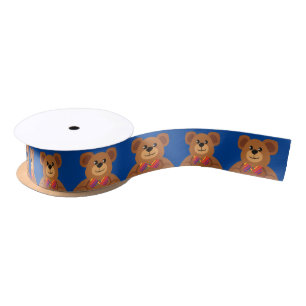 Ruban En Satin Teddy Bear fête d'anniversaire