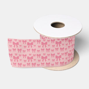 Ruban En Satin Tendance Tulipe Rose Rubans Motif Sur Rose Bohème 