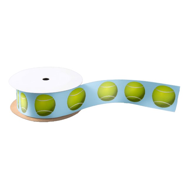 Ruban En Satin Tennis Balls (Bobine)