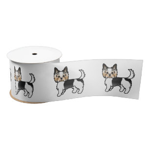 Ruban En Satin Terrier Biewer Terrier Yorkshire Cartoon Chiens