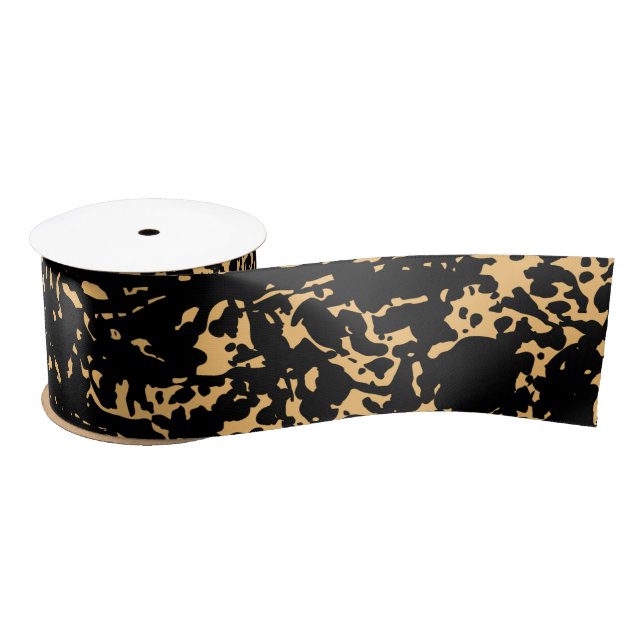 Ruban En Satin Texture Marbre Mignon   (Bobine)