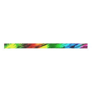 RUBAN EN SATIN TIE DYE ÉTONNANTE