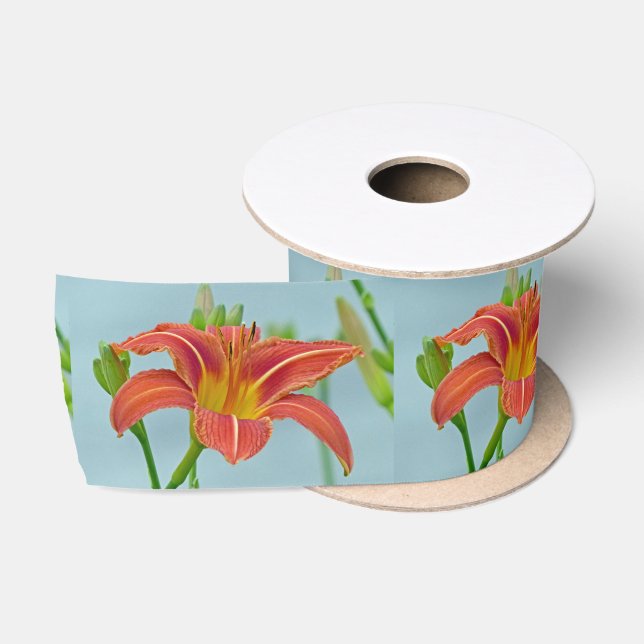 Ruban En Satin Tiger Daylily (Bobine)
