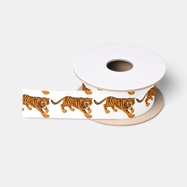 Ruban En Satin Tigre (Bobine)