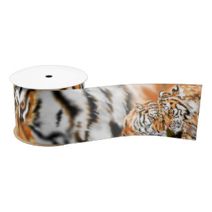 Ruban En Satin Tigres -