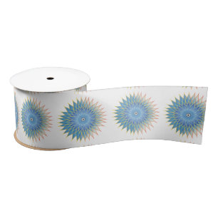 Ruban En Satin Tonnerre de Mandala Lotus Blossom