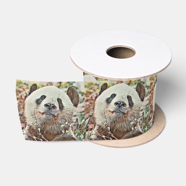 Ruban En Satin toony panda (Bobine)