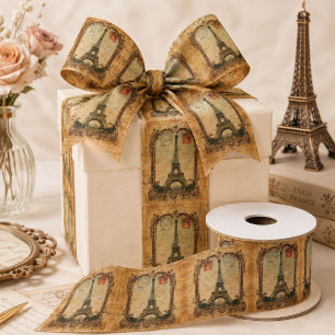 Ruban En Satin Tour vintage Europe France Paris Tour Eiffel