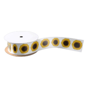 Ruban En Satin Tournesols