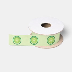 Ruban En Satin Tranche de citron vert